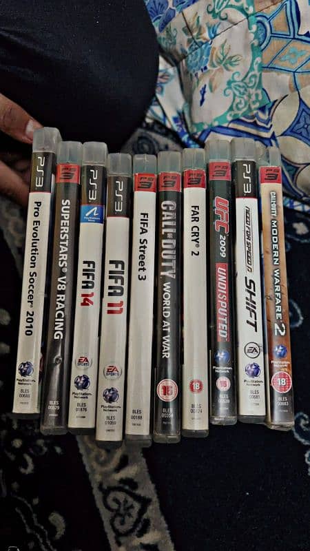 Playstation 3 original game CD All CD price 6000. and single price 650 0