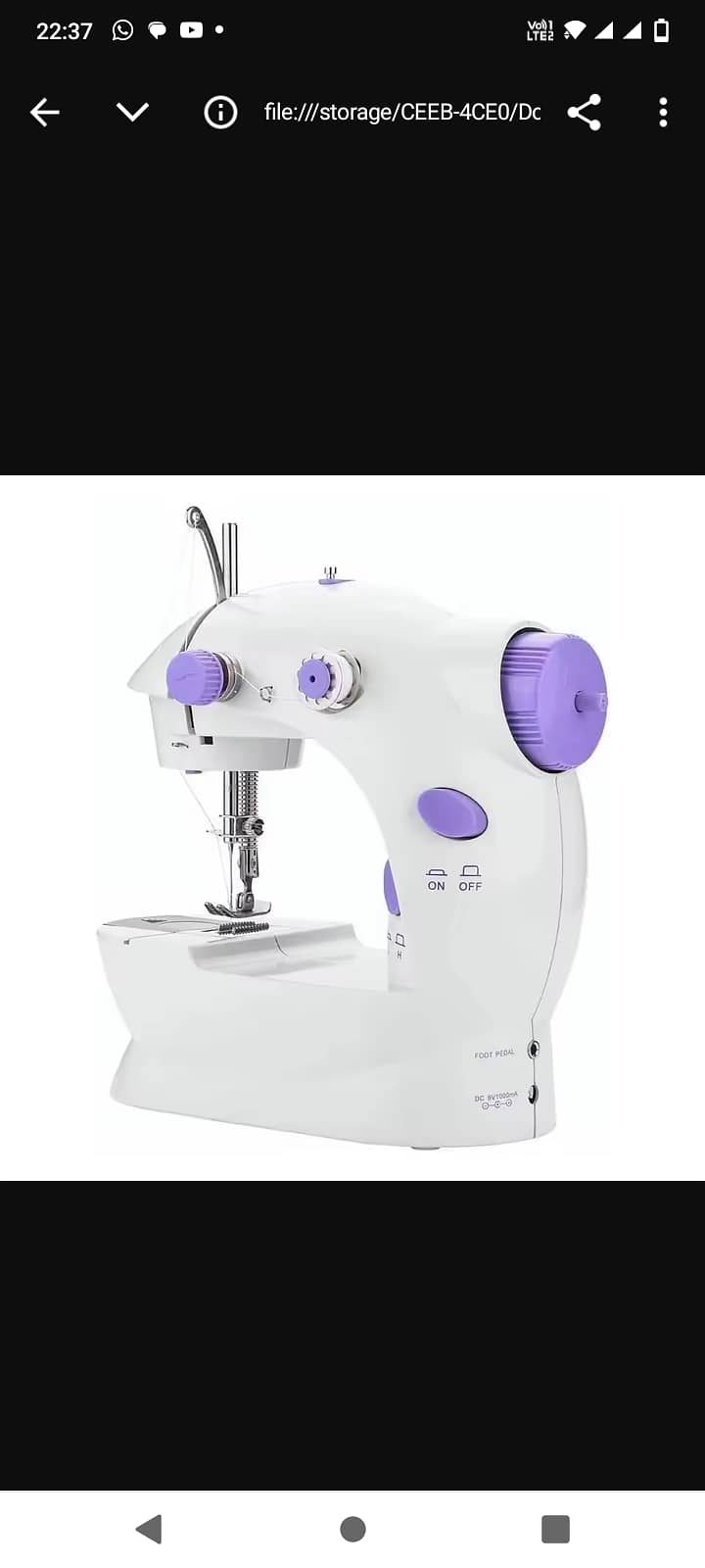 Mini sewing machine imported 0