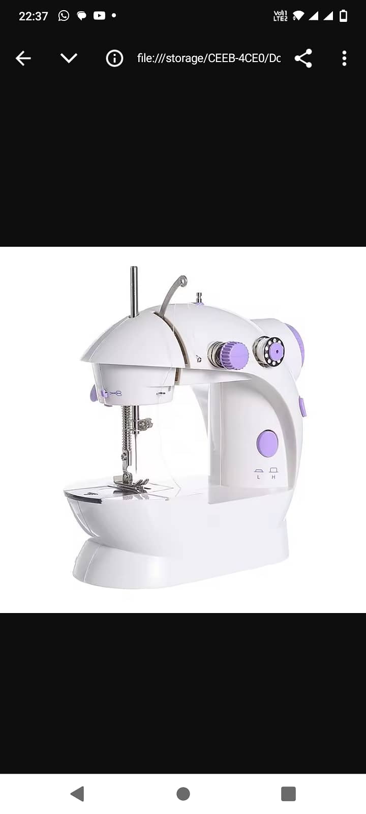 Mini sewing machine imported 1