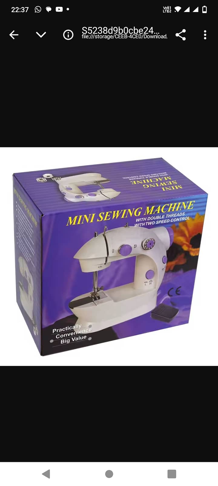 Mini sewing machine imported 4