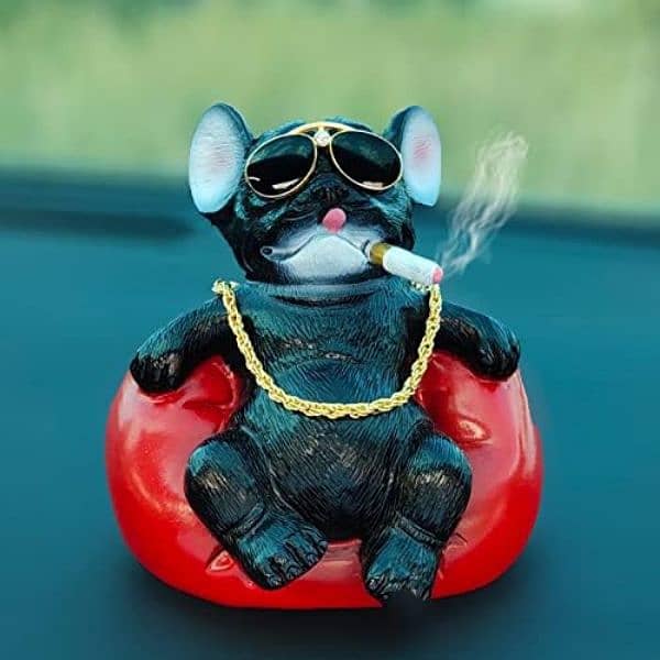 Cool Bulldog Car Ornaments 0