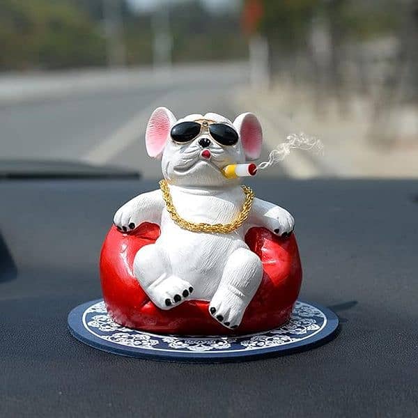 Cool Bulldog Car Ornaments 3