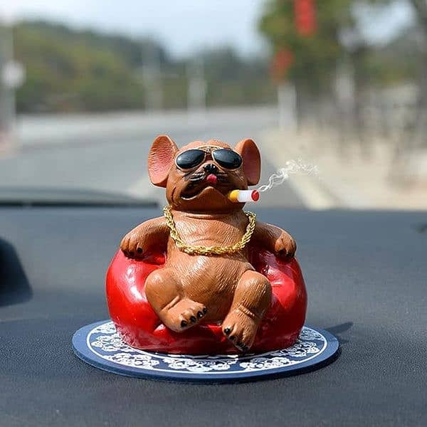 Cool Bulldog Car Ornaments 4