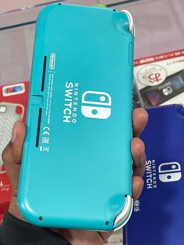 Nintendo Switch Lite Blue And Turquoise Available 1