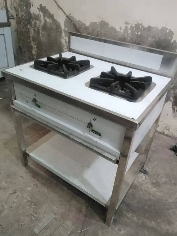 2 burner commercial stove 1