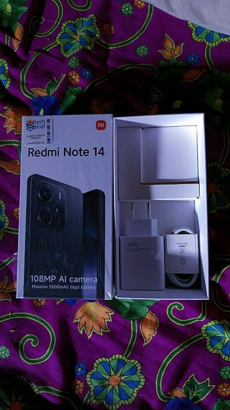 redmi note 14 blue 8/256 full warranty 1