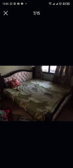 double king size bed  with matress