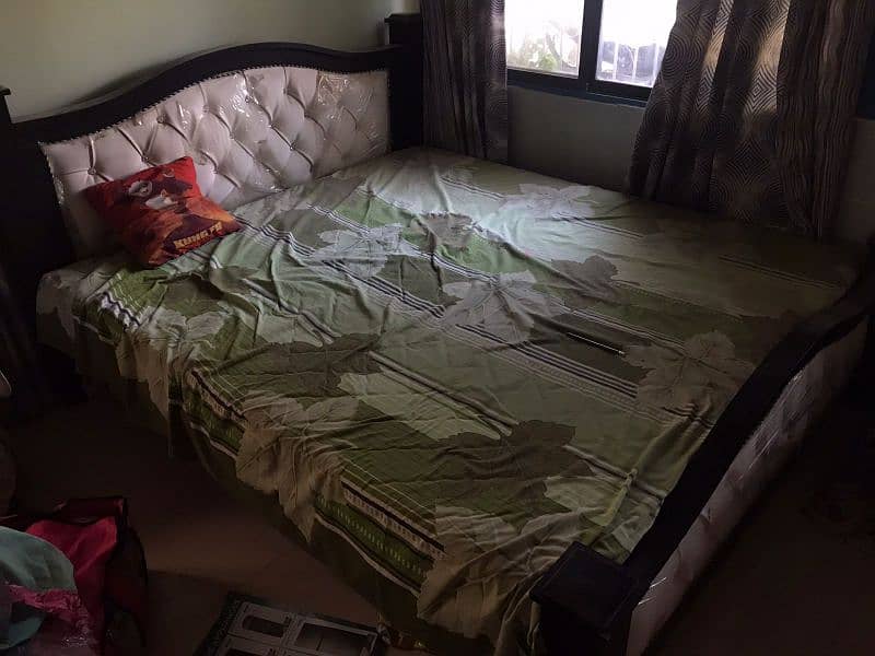 double king size bed  with matress 8