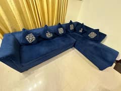 6 Seater L shape Sofa Set