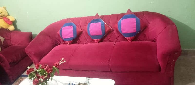 7 seater sofa set Velvet fabric 6