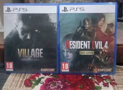 Resident Evil 4 Gold Edition Ps5, Resident Evil 8 Village Ps5