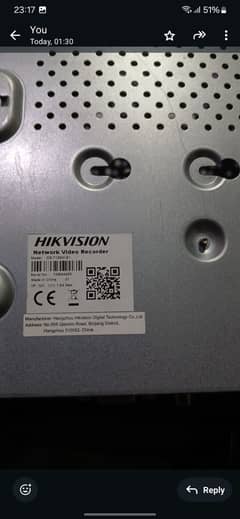 HikVison Nvrs available used but in good condition