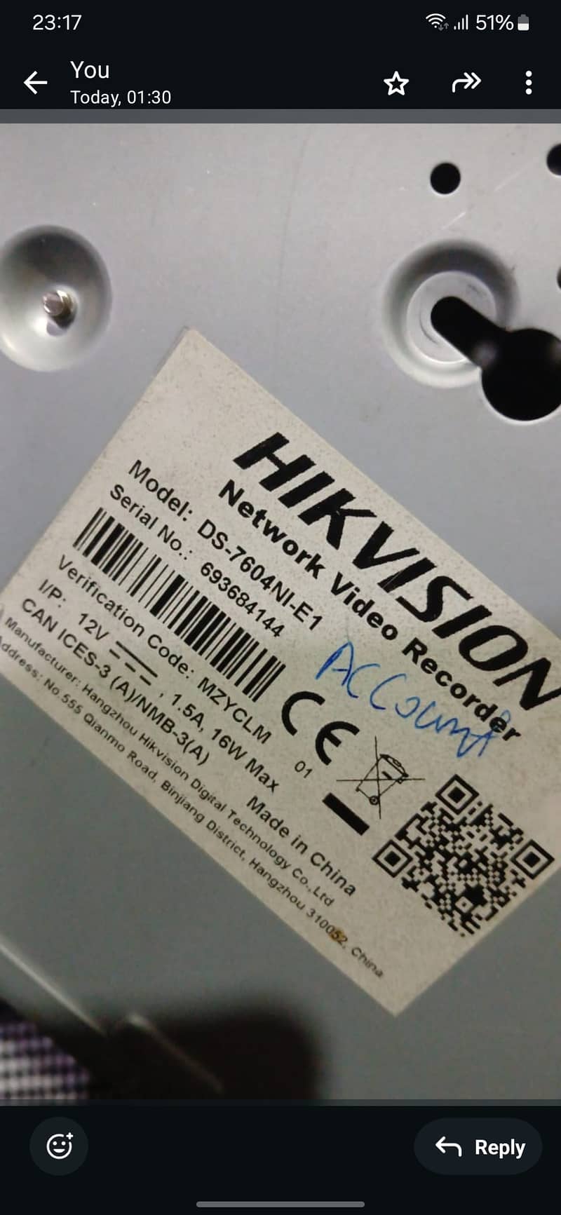 HikVison Nvrs available used but in good condition 2