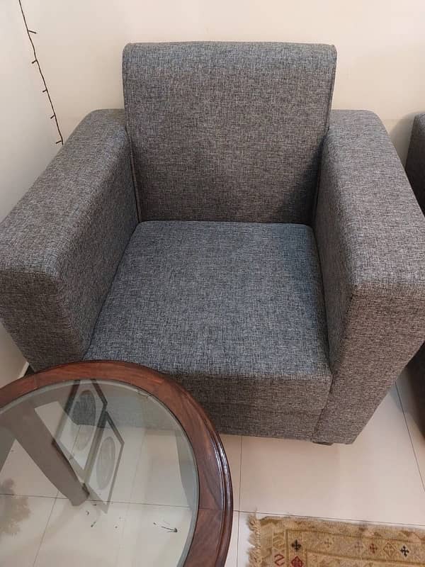 dinning table, 4 seater sofa, Sofa cum bed 7