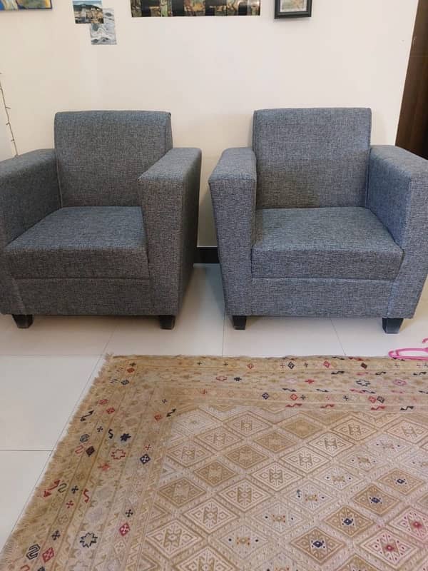 dinning table, 4 seater sofa, Sofa cum bed 10