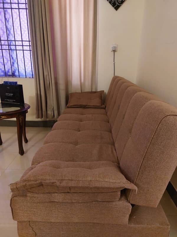 dinning table, 4 seater sofa, Sofa cum bed 14