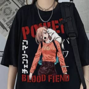 Japanese Anime Chainsaw Man Graphic Print T Shirt Men Women Fashion Ca 1