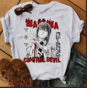 Japanese Anime Chainsaw Man Graphic Print T Shirt Men Women Fashion Ca 3