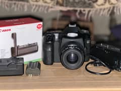 Canon 40D with all accessories and battery grip