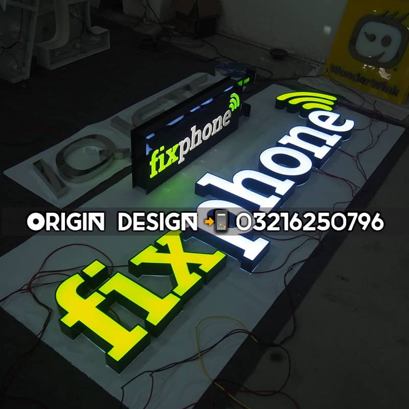 Acrylic Sign Board Maker,Lightbox,3D,LED,Pixel,Moving,Glow,Neon,Signs 1