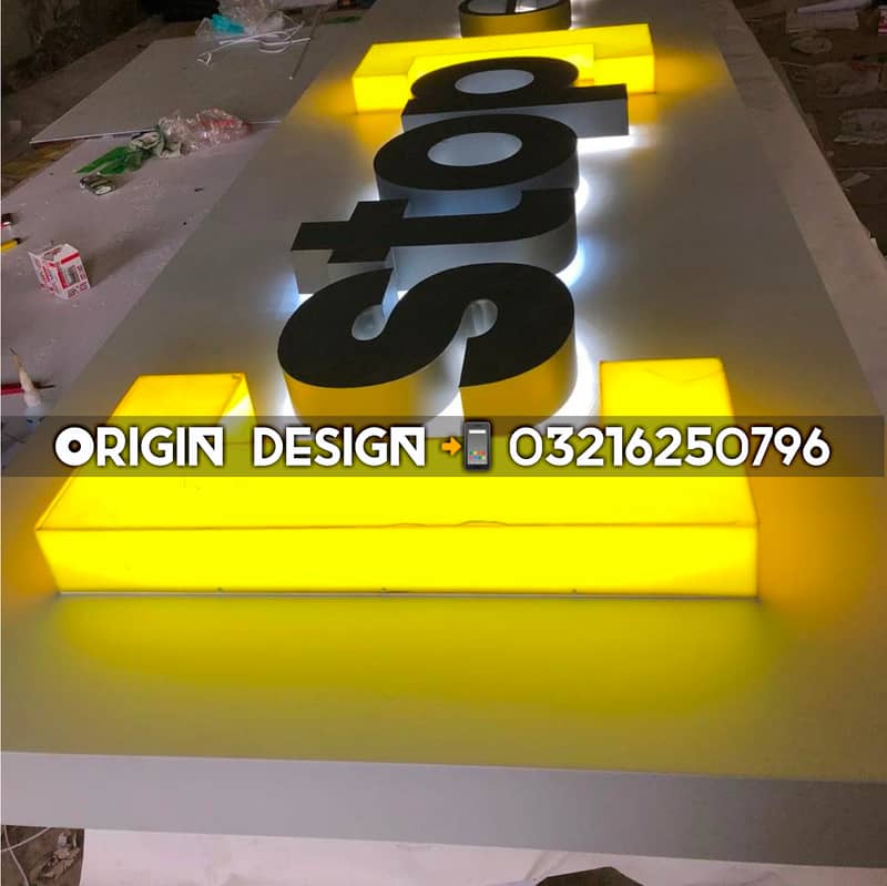 Acrylic Sign Board Maker,Lightbox,3D,LED,Pixel,Moving,Glow,Neon,Signs 4