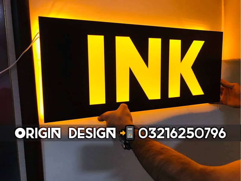 Acrylic Sign Board Maker,Lightbox,3D,LED,Pixel,Moving,Glow,Neon,Signs 5