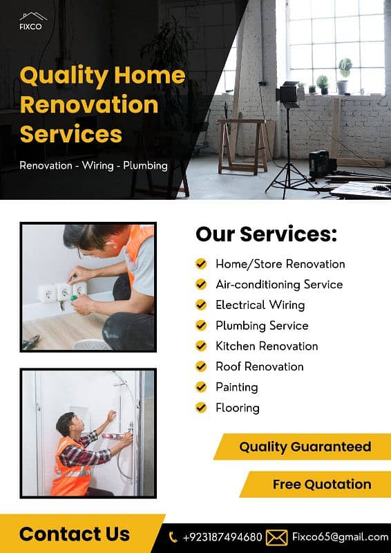 Professional Handyman Services in Karachi 1