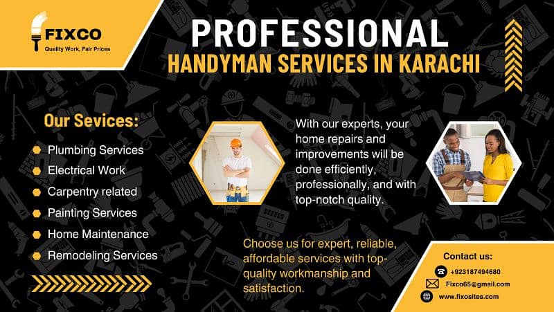 Professional Handyman Services in Karachi 2