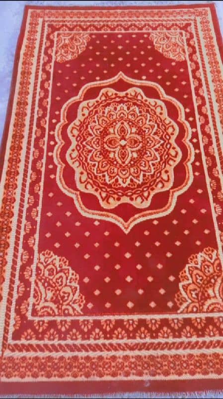 Crimson Red Thin and Cozy Carpet for sale 1