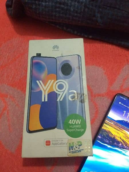 Huawei y9a 8/128 with box 5