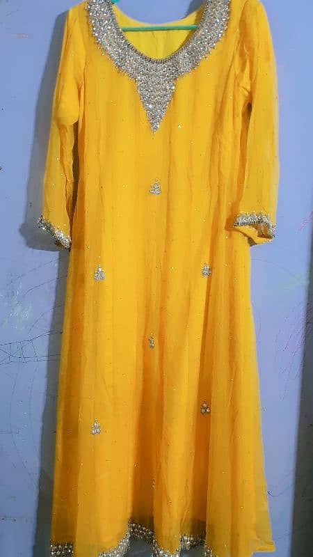 frock with dupatta and shalwar 0