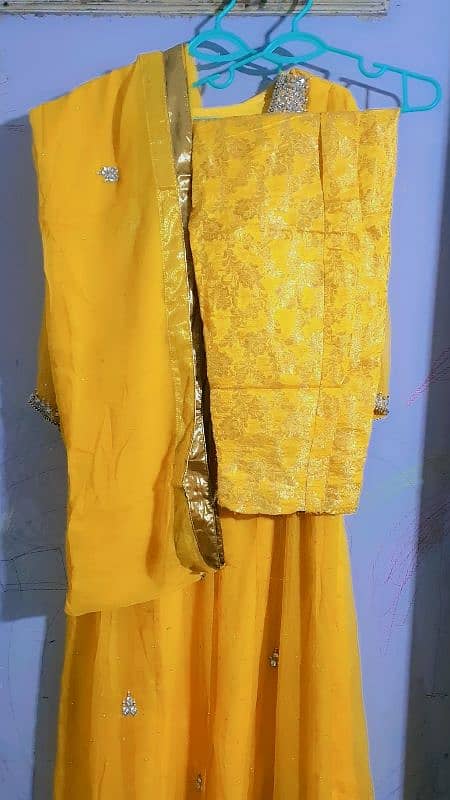 frock with dupatta and shalwar 1