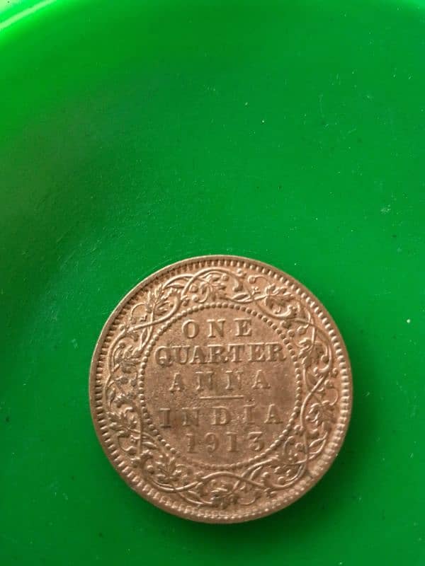 old India coin 112 year old 0