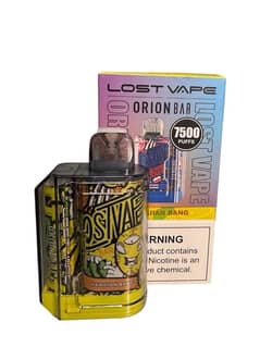 VAPE | ORION 7500 PUFFS | LOST VAPE | PODS | DISPOSABLE VAPE | FLAVOR