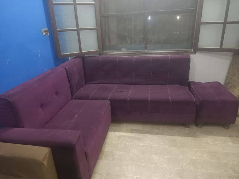 L SHAPE SOFA 1