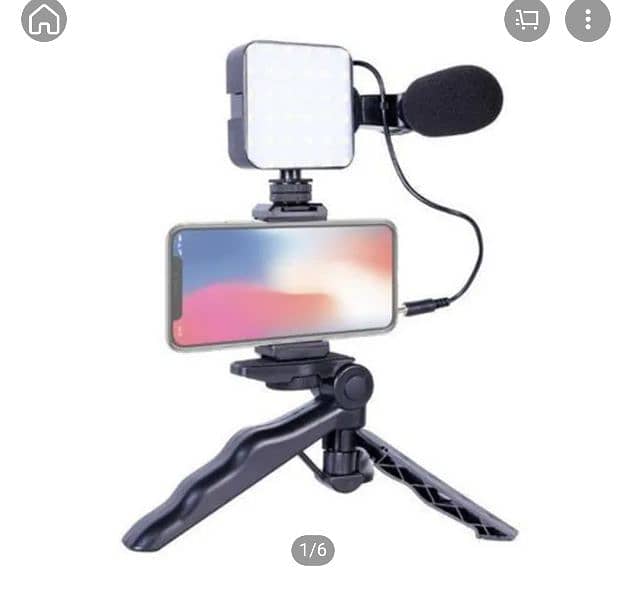 Vlogging Kit for iPhone & Android – Model AY-49 1