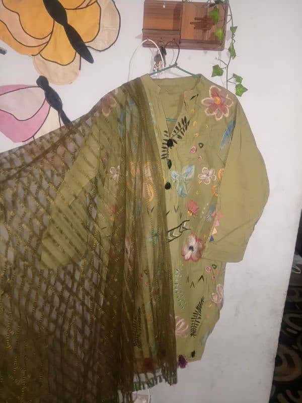 2 piece shirt dupatta 0