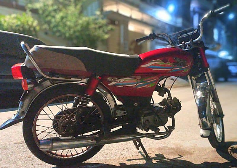 super power red colour bike model 2020 February 70cc bike 11