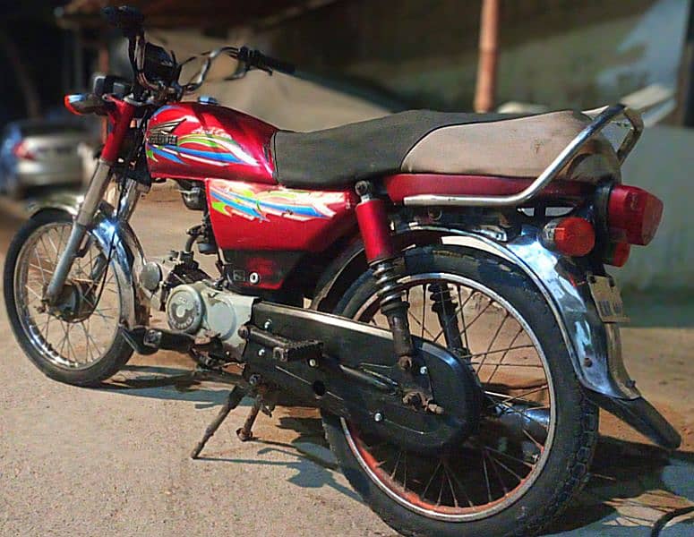 super power red colour bike model 2020 February 70cc bike 13