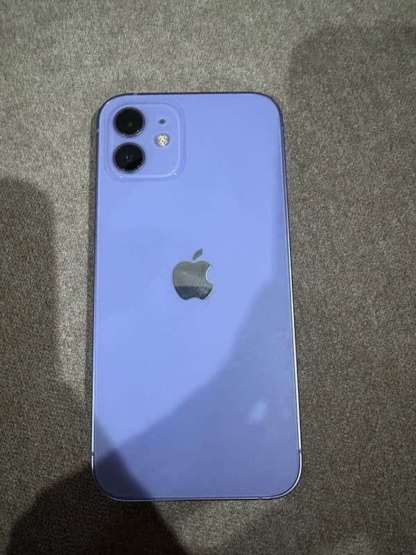 iPhone 12 non pta purple color 64 gb water pack 8