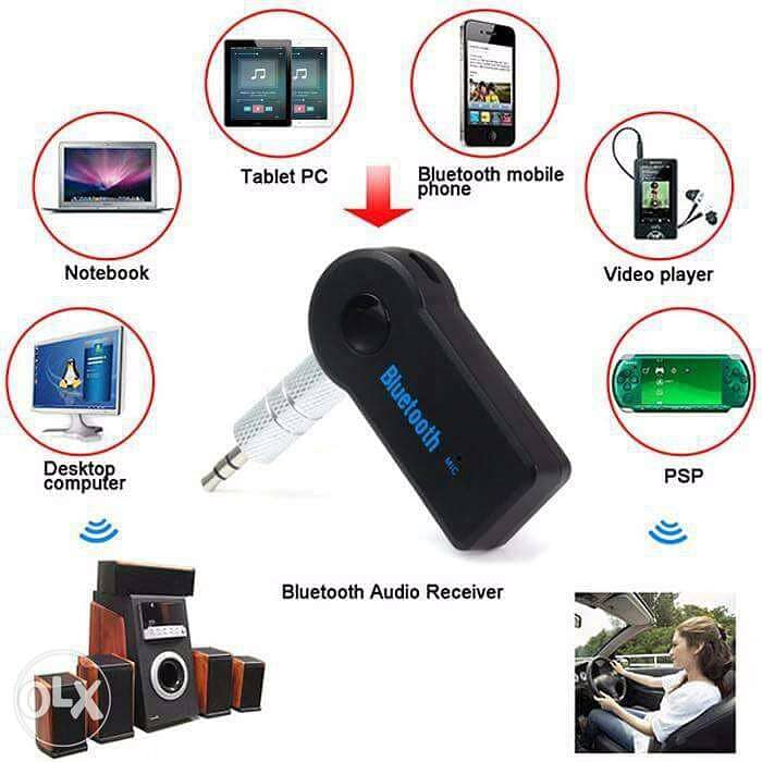 Bluetooth Stereo Car Audio mixer aux to BT Sound System 4