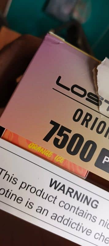 VAPE | ORION 7500 PUFFS | LOST VAPE | PODS | DISPOSABLE VAPE | FLAVOR 3