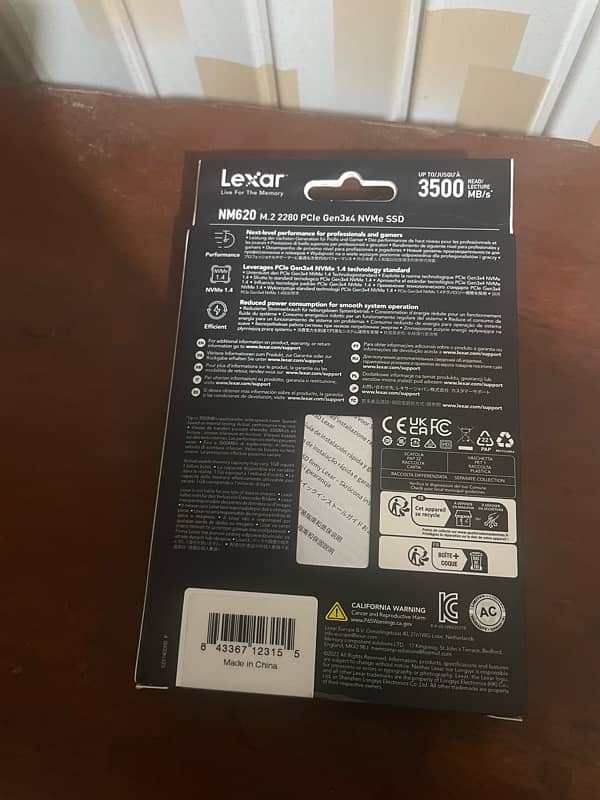 Lexar NVME 512GB 3