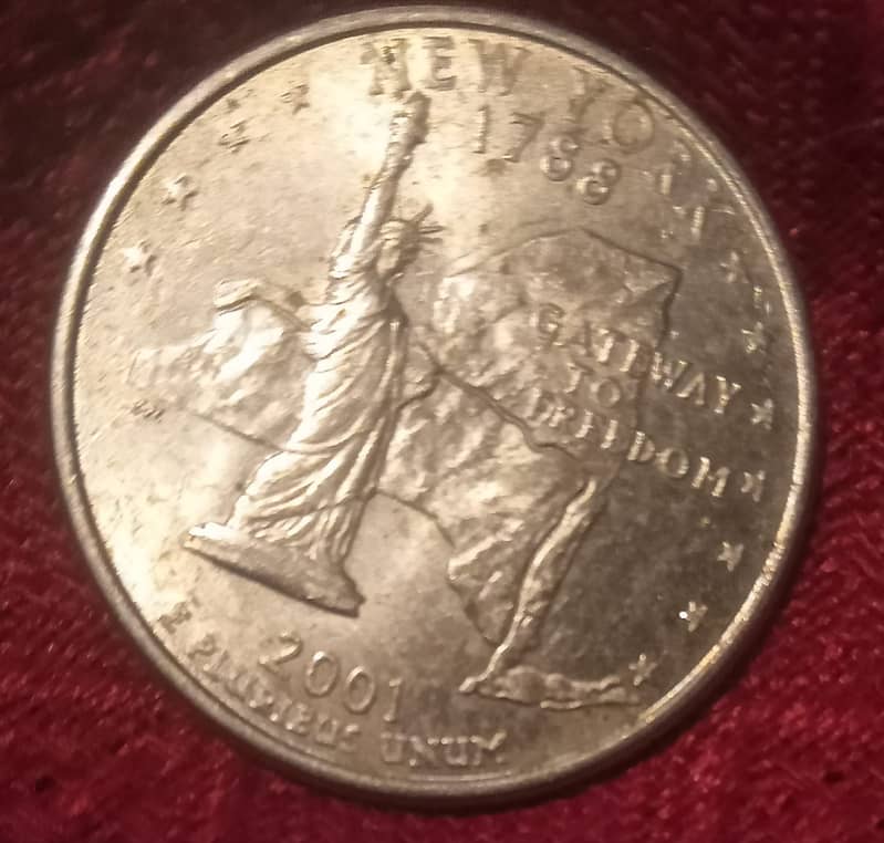 Rare New York Quarter Dollar 0