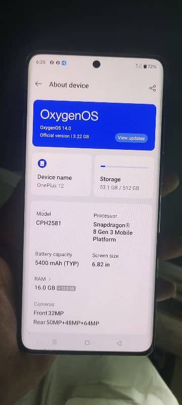 OnePlus 12 new all ok non pta 16/512 5