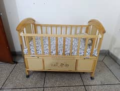 Baby Cot + swing + mattress in Excellent Condition