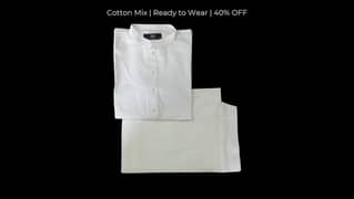 Men's White Cotton Shalwar Kameez | Export Quality | Low Price