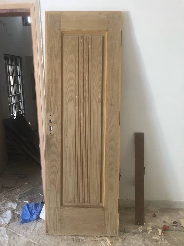 wooden Door one Pair set for sale 4