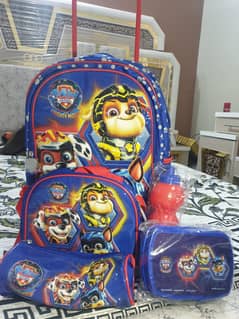 imported school bag with complete set