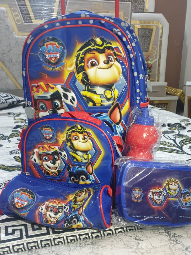 imported school bag with complete set 2